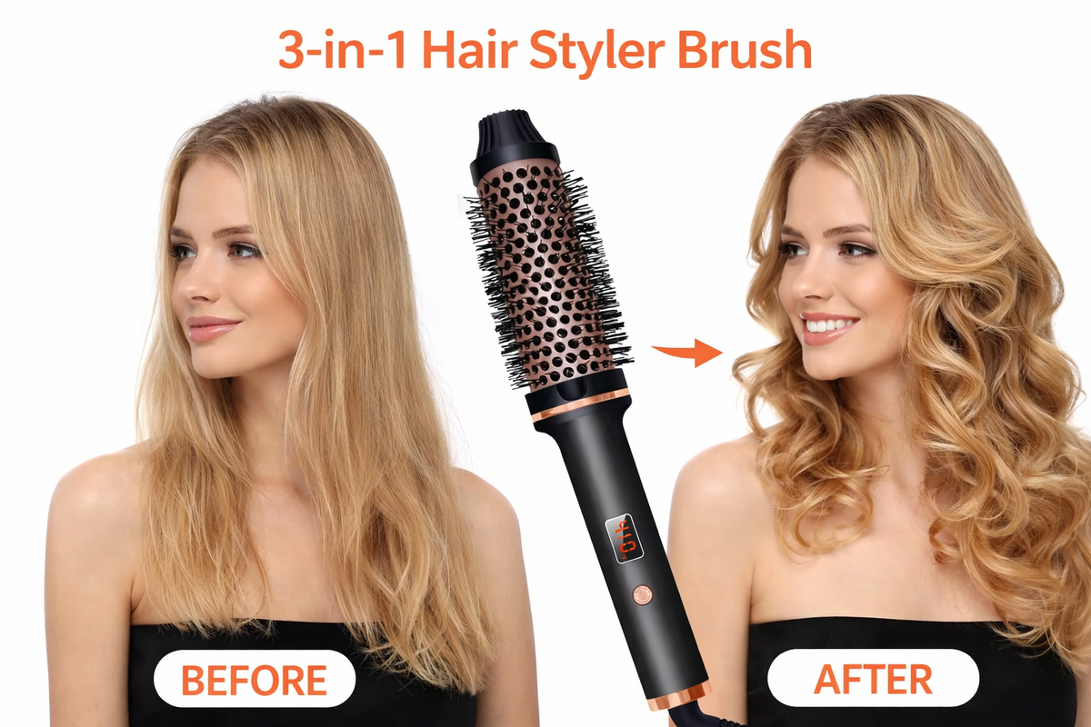 GlowCurl™ 3-in-1 Hot Air Brush